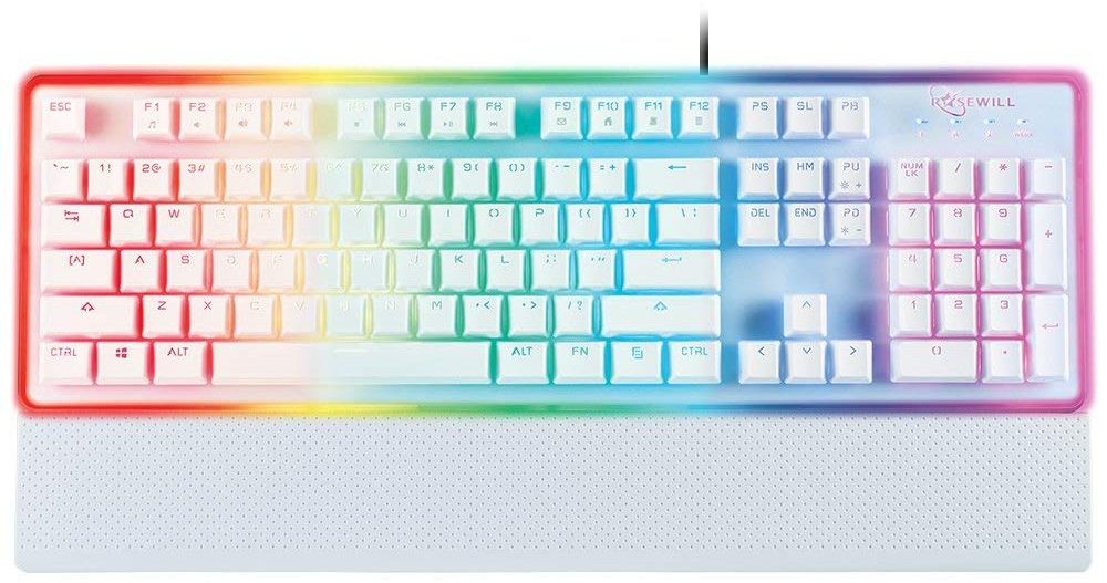 NEON K51 White RGB Keyboard